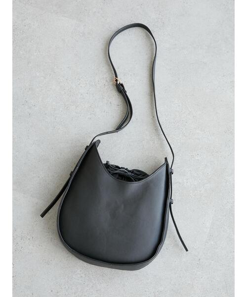 Green　Parks（グリーンパークス）の「・エリプスショルダーバッグ＊（ショルダーバッグ・レディース・ブラック/グレイッシュベージュ/ブラウン・FREE）」の9枚目の写真