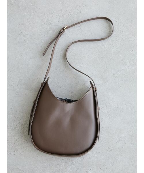 Green　Parks（グリーンパークス）の「・エリプスショルダーバッグ＊（ショルダーバッグ・レディース・ブラック/グレイッシュベージュ/ブラウン・FREE）」の11枚目の写真