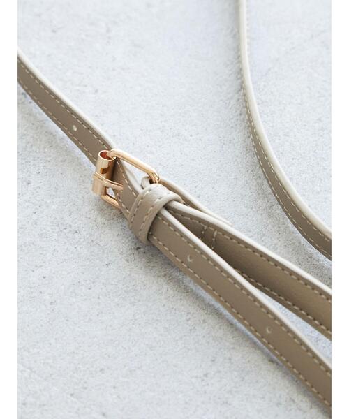 Green　Parks（グリーンパークス）の「・エリプスショルダーバッグ＊（ショルダーバッグ・レディース・ブラック/グレイッシュベージュ/ブラウン・FREE）」の13枚目の写真