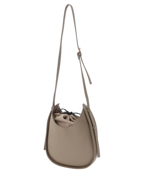 Green　Parks（グリーンパークス）の「・エリプスショルダーバッグ＊（ショルダーバッグ・レディース・ブラック/グレイッシュベージュ/ブラウン・FREE）」の16枚目の写真