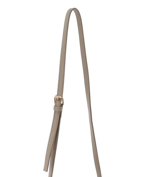 Green　Parks（グリーンパークス）の「・エリプスショルダーバッグ＊（ショルダーバッグ・レディース・ブラック/グレイッシュベージュ/ブラウン・FREE）」の18枚目の写真