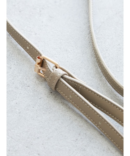 Green　Parks（グリーンパークス）の「・エリプスショルダーバッグ＊（ショルダーバッグ・レディース・ブラック/グレイッシュベージュ/ブラウン・FREE）」の7枚目の写真