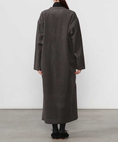 UNFIL（アンフィル）の「【unfil】カフタンドレス WOMEN（ワンピース・レディース・ベージュ/ダークグレー・0）」の11枚目の写真