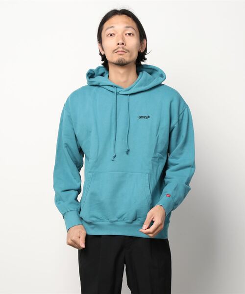 Levi's（リーバイス）の「WEAR IN WEAR OUT スウェットフーディー COLONIAL BLUE（パーカー・メンズ・ブルー・L/XL/S/M）」の10枚目の写真