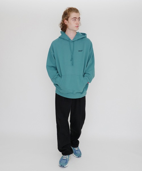 Levi's（リーバイス）の「WEAR IN WEAR OUT スウェットフーディー COLONIAL BLUE（パーカー・メンズ・ブルー・L/XL/S/M）」の13枚目の写真