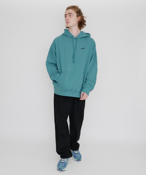 Levi's（リーバイス）の「WEAR IN WEAR OUT スウェットフーディー COLONIAL BLUE（パーカー・メンズ・ブルー・L/XL/S/M）」の14枚目の写真