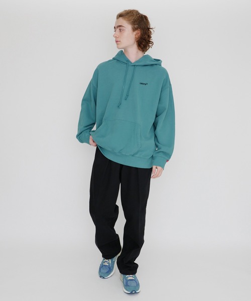 Levi's（リーバイス）の「WEAR IN WEAR OUT スウェットフーディー COLONIAL BLUE（パーカー・メンズ・ブルー・L/XL/S/M）」の15枚目の写真