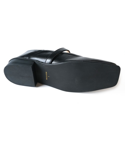 AmiAmi（アミアミ）の「Tストラップローファー（ローファー・レディース・ブラック/ブラウン/ピンク/アイボリー・L/LL/M/S）」の7枚目の写真