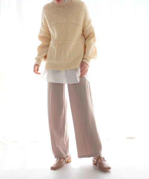 AmiAmi（アミアミ）の「Tストラップローファー（ローファー・レディース・ブラック/ブラウン/ピンク/アイボリー・L/LL/M/S）」の18枚目の写真