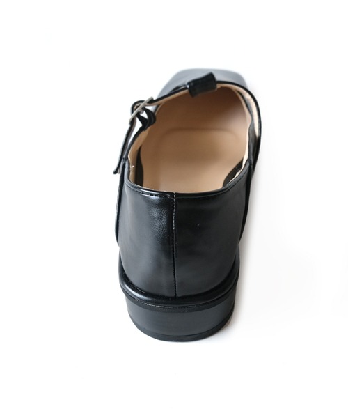 AmiAmi（アミアミ）の「Tストラップローファー（ローファー・レディース・ブラック/ブラウン/ピンク/アイボリー・L/LL/M/S）」の13枚目の写真