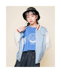 ZIDDY/【ニコ☆プチ掲載】 バック ロゴ スタジャン（130cm~160cm）