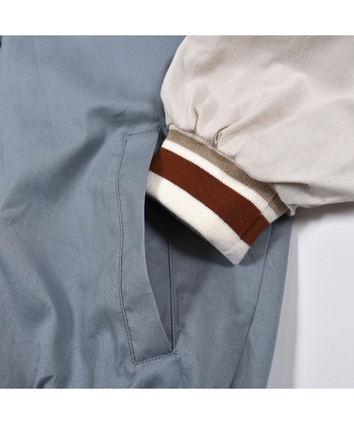 ZIDDY（ジディ）の「ZIDDY/【ニコ☆プチ掲載】 バック ロゴ スタジャン（130cm~160cm）（スタジャン・キッズ・グレー/ブルー・130/140/160/150）」の20枚目の写真