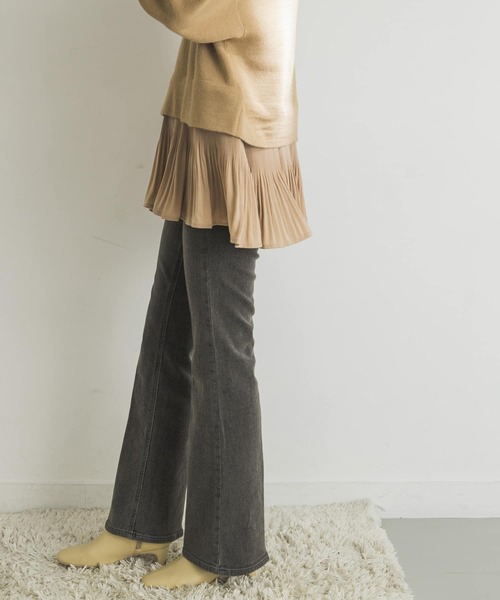 SOMETHING（サムシング）の「SOMETHING　LISA FLARE（デニムパンツ・レディース・ライトブルー/ブラック/ブラウン/ブルー系その他・27/28）」の21枚目の写真