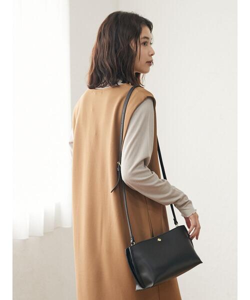 Green　Parks（グリーンパークス）の「ダブルジャンパードレス＊（ワンピース・レディース・キャメル/ブラック・FREE）」の9枚目の写真