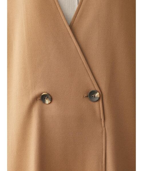 Green　Parks（グリーンパークス）の「ダブルジャンパードレス＊（ワンピース・レディース・キャメル/ブラック・FREE）」の11枚目の写真