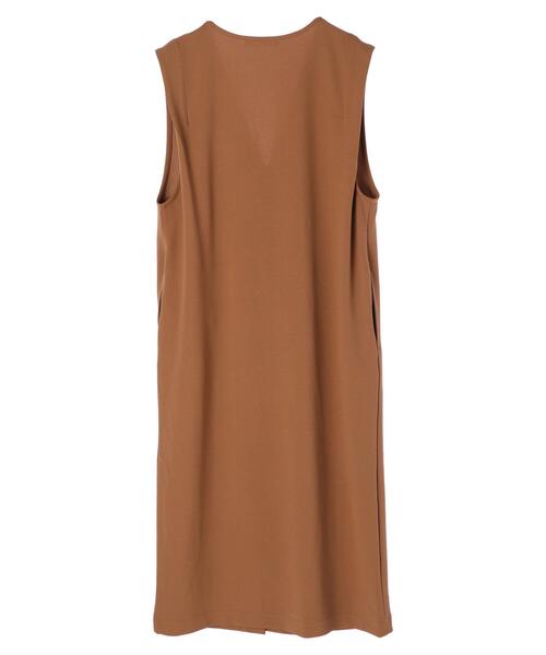 Green　Parks（グリーンパークス）の「ダブルジャンパードレス＊（ワンピース・レディース・キャメル/ブラック・FREE）」の17枚目の写真