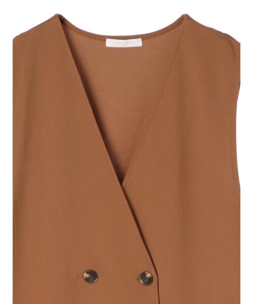 Green　Parks（グリーンパークス）の「ダブルジャンパードレス＊（ワンピース・レディース・キャメル/ブラック・FREE）」の18枚目の写真