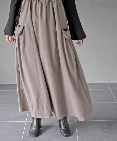 rps（アールピーエス）の「ツイルコールアウトポケットジャンパースカート（ジャンパースカート・レディース・ネイビー/ブラック/カーキ/モカ/チャコールグレー・M/フリー）」の10枚目の写真