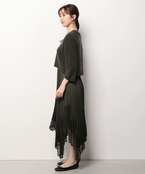 ALLSAINTS(オールセインツ)の「ASPYN DRESS | ASPYN ドレス・ワンピース(ワンピース・レディース・カーキ系/ブラック・L/S/XS/M)」の3枚目の写真