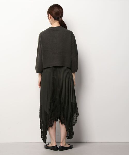 ALLSAINTS(オールセインツ)の「ASPYN DRESS | ASPYN ドレス・ワンピース(ワンピース・レディース・カーキ系/ブラック・L/S/XS/M)」の4枚目の写真