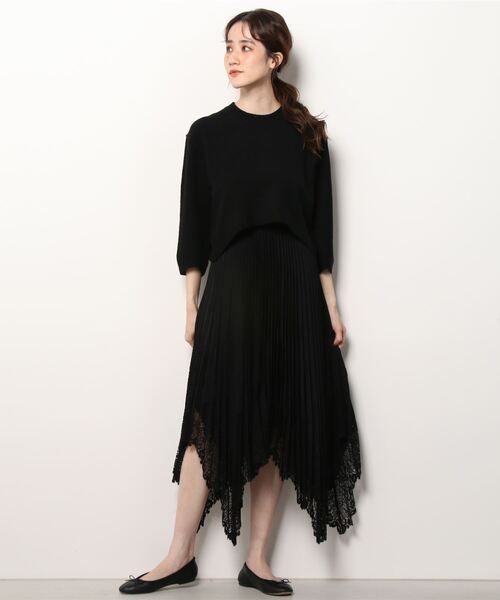 ALLSAINTS(オールセインツ)の「ASPYN DRESS | ASPYN ドレス・ワンピース(ワンピース・レディース・カーキ系/ブラック・L/S/XS/M)」の8枚目の写真
