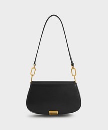 CHARLES & KEITH | メタリックアクセント スモールショルダーバッグ / Metallic Accent Small Shoulder Bag(ショルダーバッグ)
