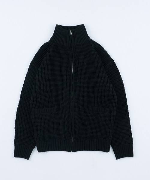 WHO'S WHO gallery（フーズフーギャラリー）の「【KOOKY'N/クーキー】スタンドカラーニットカーディガン（カーディガン/ボレロ・メンズ・チャコールグレー/ブラック/ブラウン・FREE）」の15枚目の写真