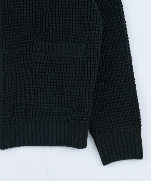 WHO'S WHO gallery（フーズフーギャラリー）の「【KOOKY'N/クーキー】スタンドカラーニットカーディガン（カーディガン/ボレロ・メンズ・チャコールグレー/ブラック/ブラウン・FREE）」の19枚目の写真