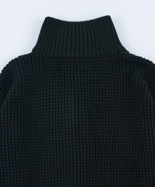 WHO'S WHO gallery（フーズフーギャラリー）の「【KOOKY'N/クーキー】スタンドカラーニットカーディガン（カーディガン/ボレロ・メンズ・チャコールグレー/ブラック/ブラウン・FREE）」の21枚目の写真