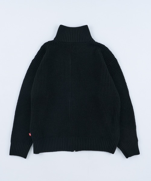 WHO'S WHO gallery（フーズフーギャラリー）の「【KOOKY'N/クーキー】スタンドカラーニットカーディガン（カーディガン/ボレロ・メンズ・チャコールグレー/ブラック/ブラウン・FREE）」の22枚目の写真