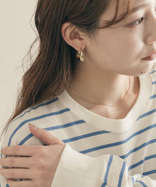 SMELLY（スメリー）の「シンプルスネークチェーンネックレス（ネックレス・レディース・シルバー/ゴールド/ピンク系その他・-）」の6枚目の写真