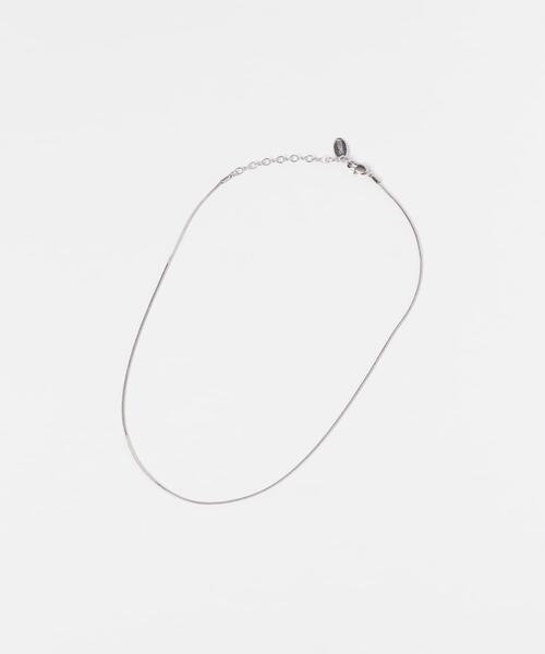 SMELLY（スメリー）の「シンプルスネークチェーンネックレス（ネックレス・レディース・シルバー/ゴールド/ピンク系その他・-）」の9枚目の写真