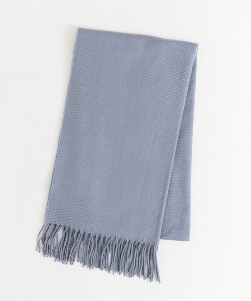 SENSE OF PLACE by URBAN RESEARCH(センスオブプレイスバイアーバンリサーチ)の「ウォッシャブル大判ストール(60cm巾)(マフラー・メンズ・ブラック/グレー/ブルー/アイボリー/ミント・ONE)」の10枚目の写真