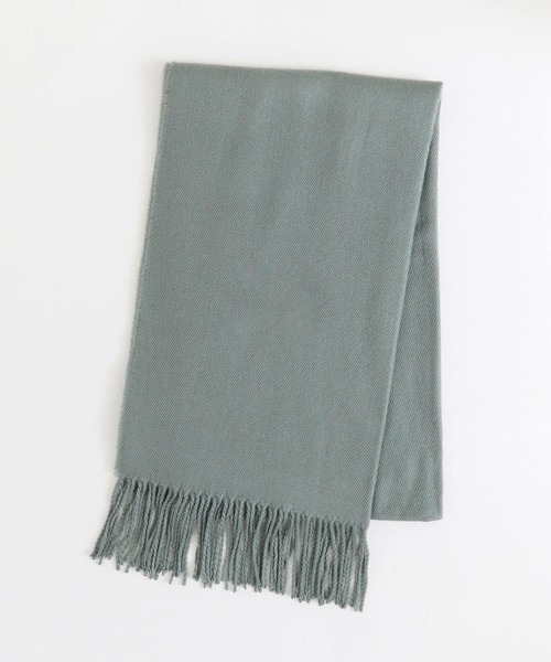 SENSE OF PLACE by URBAN RESEARCH(センスオブプレイスバイアーバンリサーチ)の「ウォッシャブル大判ストール(60cm巾)(マフラー・メンズ・ブラック/グレー/ブルー/アイボリー/ミント・ONE)」の13枚目の写真