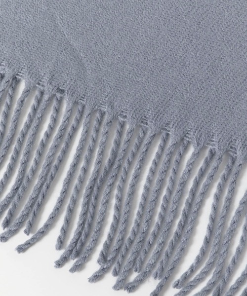 SENSE OF PLACE by URBAN RESEARCH(センスオブプレイスバイアーバンリサーチ)の「ウォッシャブル大判ストール(60cm巾)(マフラー・メンズ・ブラック/グレー/ブルー/アイボリー/ミント・ONE)」の17枚目の写真