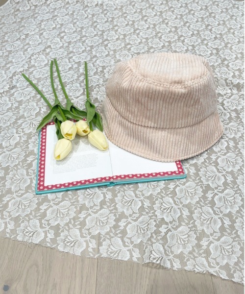 apres jour(アプレジュール)の「【apres jour×ARIAZ】コーデュロイバケットハット(ハット・レディース・ブラック/キャメル/アイボリー・FREE)」の4枚目の写真