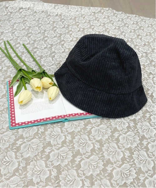 apres jour(アプレジュール)の「【apres jour×ARIAZ】コーデュロイバケットハット(ハット・レディース・ブラック/キャメル/アイボリー・FREE)」の5枚目の写真