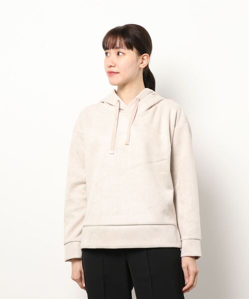 Te chichi(テチチ)の「ピーチスエード調パーカー(パーカー・レディース・ベージュ/ブルー/モカ・フリ-)」の8枚目の写真