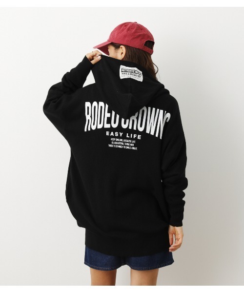セール ロゴニットzipパーカー パーカー Rodeo Crowns Wide Bowl ロデオクラウンズワイドボウル のファッション通販 Zozotown