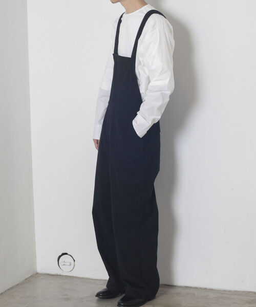 GLOSTER（グロスター）の「【GLOSTER/グロスター】モールスキンオーバーオール（サロペット/オーバーオール・メンズ・ブラック/オリーブ・MEDIUM/LARGE）」の9枚目の写真