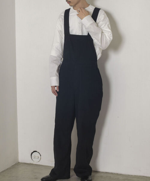 GLOSTER（グロスター）の「【GLOSTER/グロスター】モールスキンオーバーオール（サロペット/オーバーオール・メンズ・ブラック/オリーブ・MEDIUM/LARGE）」の7枚目の写真