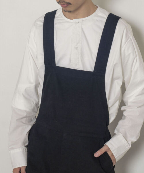 GLOSTER（グロスター）の「【GLOSTER/グロスター】モールスキンオーバーオール（サロペット/オーバーオール・メンズ・ブラック/オリーブ・MEDIUM/LARGE）」の12枚目の写真