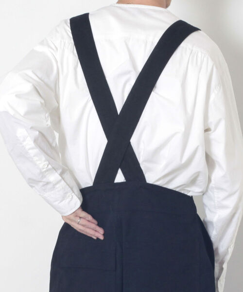 GLOSTER（グロスター）の「【GLOSTER/グロスター】モールスキンオーバーオール（サロペット/オーバーオール・メンズ・ブラック/オリーブ・MEDIUM/LARGE）」の11枚目の写真