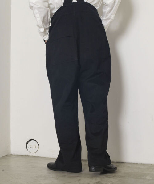 GLOSTER（グロスター）の「【GLOSTER/グロスター】モールスキンオーバーオール（サロペット/オーバーオール・メンズ・ブラック/オリーブ・MEDIUM/LARGE）」の8枚目の写真