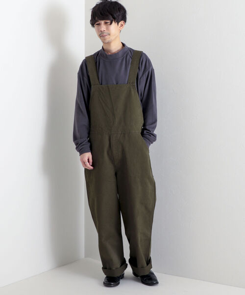 GLOSTER（グロスター）の「【GLOSTER/グロスター】モールスキンオーバーオール（サロペット/オーバーオール・メンズ・ブラック/オリーブ・MEDIUM/LARGE）」の17枚目の写真