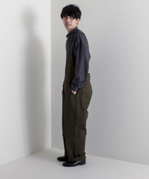 GLOSTER（グロスター）の「【GLOSTER/グロスター】モールスキンオーバーオール（サロペット/オーバーオール・メンズ・ブラック/オリーブ・MEDIUM/LARGE）」の18枚目の写真