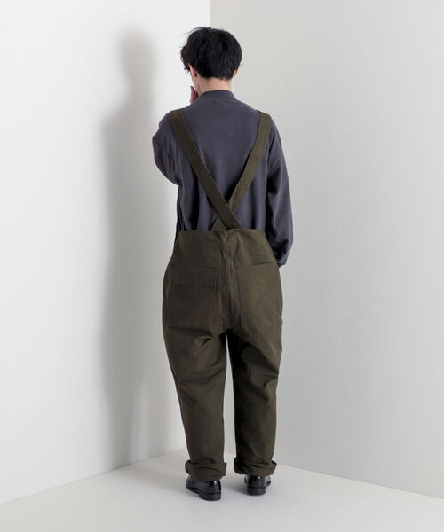 GLOSTER（グロスター）の「【GLOSTER/グロスター】モールスキンオーバーオール（サロペット/オーバーオール・メンズ・ブラック/オリーブ・MEDIUM/LARGE）」の19枚目の写真