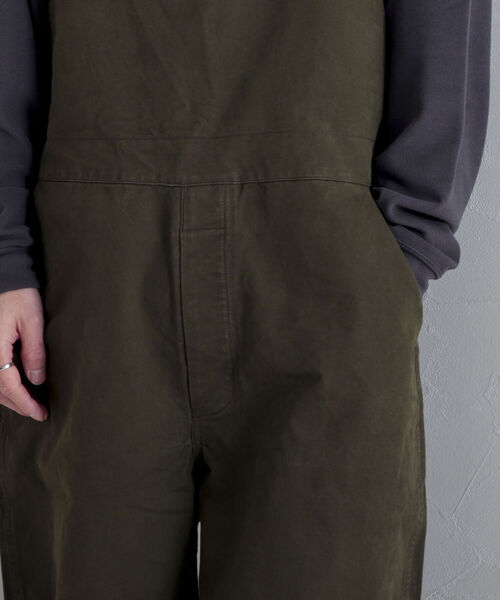 GLOSTER（グロスター）の「【GLOSTER/グロスター】モールスキンオーバーオール（サロペット/オーバーオール・メンズ・ブラック/オリーブ・MEDIUM/LARGE）」の22枚目の写真