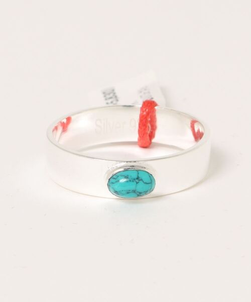 チャイハネ(チャイハネ)の「【チャイハネ】シルバー925 パウワMEN'Sリング(リング・メンズ・パープル/ターコイズブルー/その他/ボルドー/ホワイト系その他/アクア・#21/#19)」の11枚目の写真