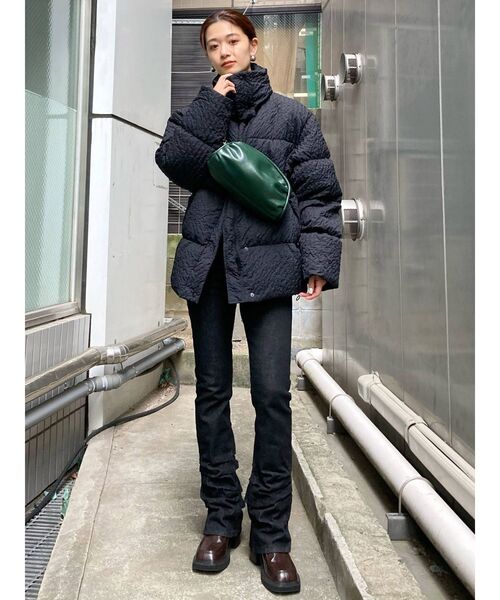 EMODA（エモダ）の「クロスボディバッグ（ボディバッグ/ウエストポーチ・レディース・ブラック/グリーン・FREE）」の4枚目の写真